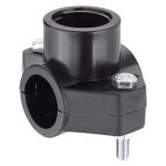 Presa Staffa per Tubo Nero - Connessione Sicura per Impianti Agricoli e Idraulici