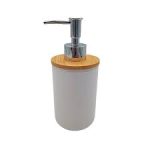 Dispenser da Tavolo in Bambù Bianco BORMANN BTW9052 – Eleganza Naturale per Bagno e Cucina