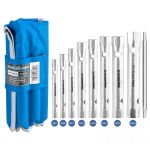 Set Chiavi a Bussola Tubolari Bormann BHT7563 – 8 Pezzi Professionali in Valigetta | Ideale per Officina e Fai da Te