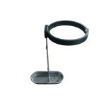 Abbeveratoio per Conigli con Porta Bottiglia in PVC e Asta in Ferro Zincato – Resistente e Facile da Installare