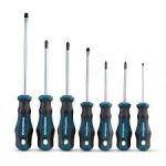 Set Cacciaviti Bormann BHT7102 7 Pezzi – Professionale, Ergonomico, per Uso Domestico e Officina