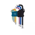 Set Chiavi Esagonali Bormann BHT7240 – 9 Pezzi Professionali in Acciaio | Per Officina e Fai da Te