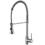 Miscelatore da Cucina con Spirale Argentata BORMANN ELIS BTW3330 – Design Moderno, Beccuccio Flessibile e Massima Funzionalità