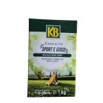 Miscela Semi Prato KB 1 kg – Tappeto Erboso Durevole per Sport e Attività all'Aperto