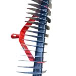 BURG Aeratore Manuale a 21+11 Denti – Ideale per Prati e Orti