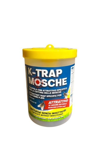 Kollant K-TRAP – Trappola Mosche con Esca Attrattiva Naturale