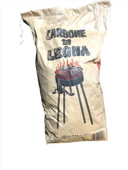 Carbone di Legna Naturale 5 kg per Barbecue