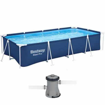 Piscina Fuori Terra Rettangolare Bestway Steel Pro 56424