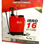 Pompa a Spalla 16 Lt BURG IRRO 16 – Zaino con Pompante in Ottone, Professionale e Resistente