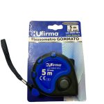 Flessometro Gommato con Blocco 5 Metri – Nastro 19 mm HU-FIRMA, Resistente e Preciso