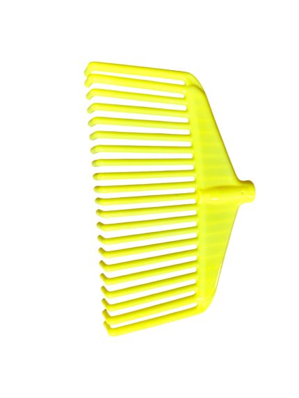 Scopa Professionale Nylon 21 Denti Gialla – Robusta e Ideale per Uso Intensivo