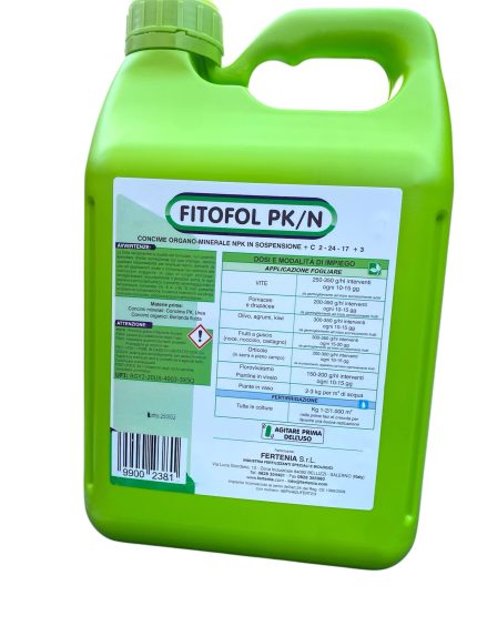 Concime Organo-Minerale Sistemico FITOFOL PK/N Fertenia – Fosfito di Potassio e Azoto – 6 Kg