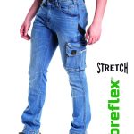 RICA LEWIS JOB – Pantaloni da Lavoro in Jeans Resistenti con Tasconi Multifunzione
