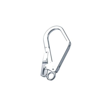 Moschettone in Acciaio Zincato con Leva Posteriore – 220 mm, Apertura 53 mm, 20 kN | EN 362 Anticaduta
