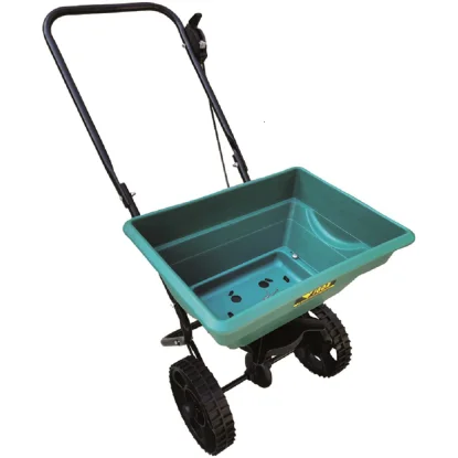 Carriola Spandisale Vigor V-CS/16 – Spandiconcime Manuale 16L per Sementi, Sale e Fertilizzanti