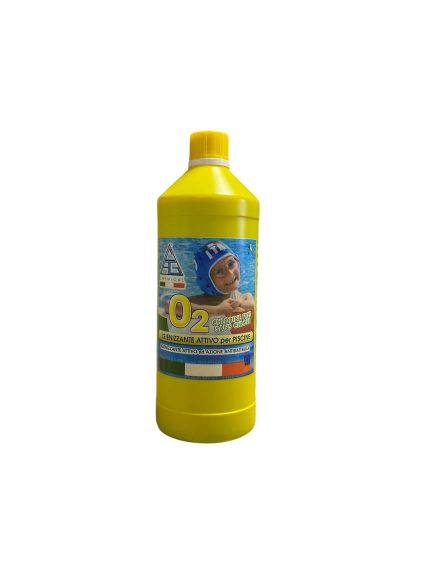 Igienizzante Ecologico per Piscine 1 Lt – Senza Cloro, Marchio Chemical | Trattamento Naturale Acqua Pulita