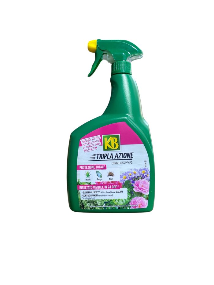 KB Tripla Azione 800 ml – Insetticida, Fungicida, Acaricida PFnPO per Piante Forti e Protette - immagine 1