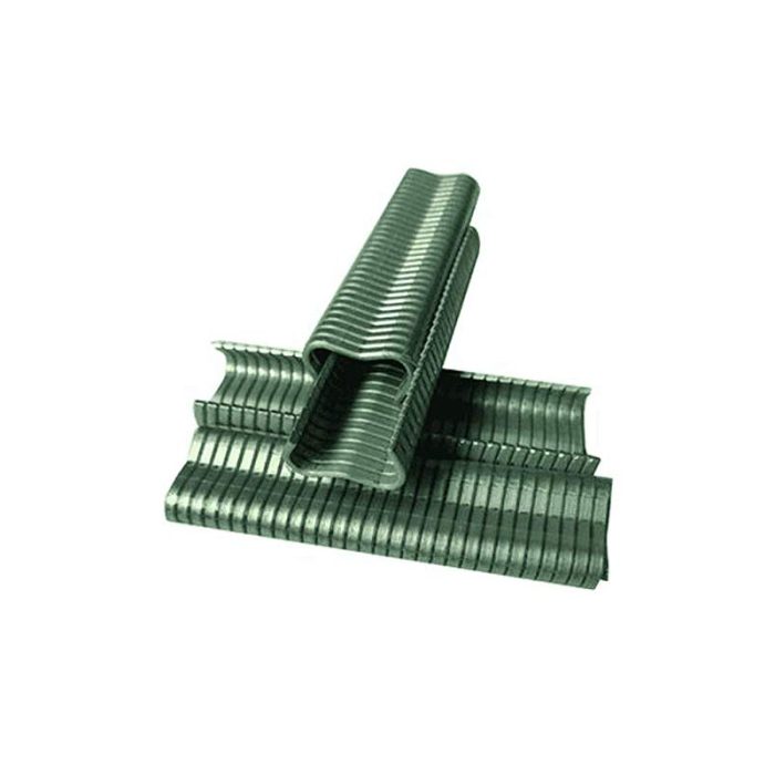 Ganci Zincati per Pinza Reti Recinzione da Giardino | Art. 01764-22/2 | Confezione 1 Kg - immagine 1