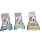 Dispenser Georplast Eat & Drink 3,7 L – Ciotola Automatica per Cani e Gatti, Colori Assortiti