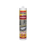 Silicone Acetico Universale Bianco 280 ml Soudal – Sigillante Elastico e Resistente
