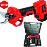 Forbici da Potatura a Batteria SANDRIGARDEN SG-FP 2500 16,8V 2Ah con 2 Batterie – Professionali, Brushless e Lama SK5 | In Valigetta