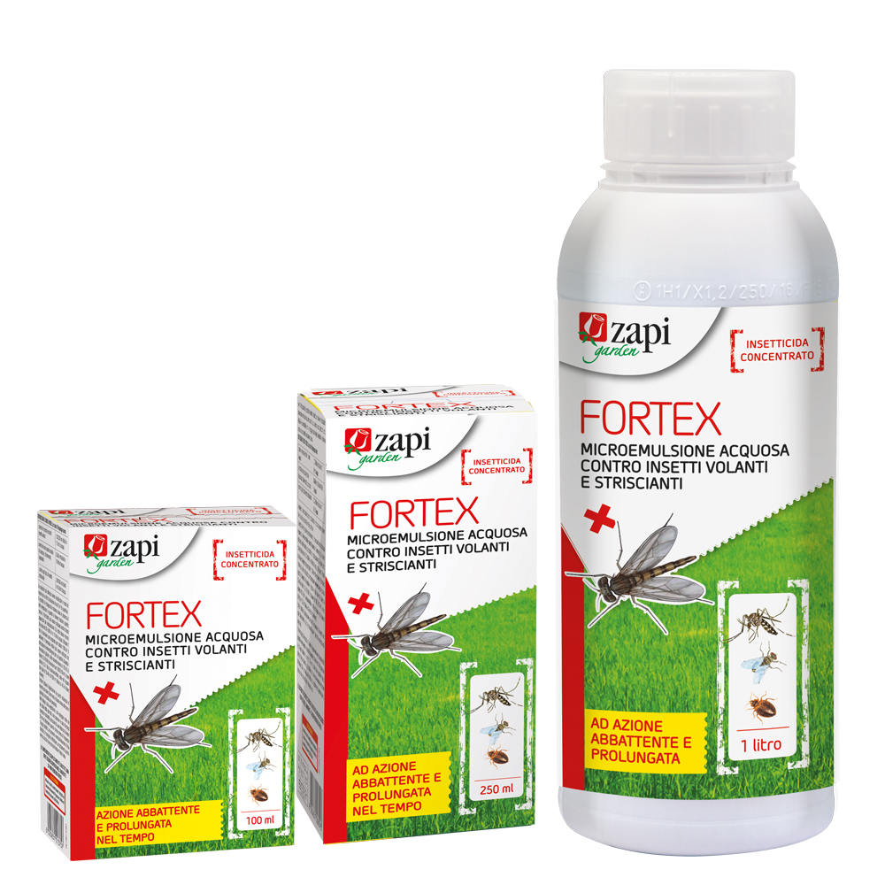 421464.R1-421462.R1-421460.R1 FORTEX Insetticida Concentrato Microemulsione Acquosa 1 L – Ampio spettro d’azione per insetti volanti e striscianti - immagine 1