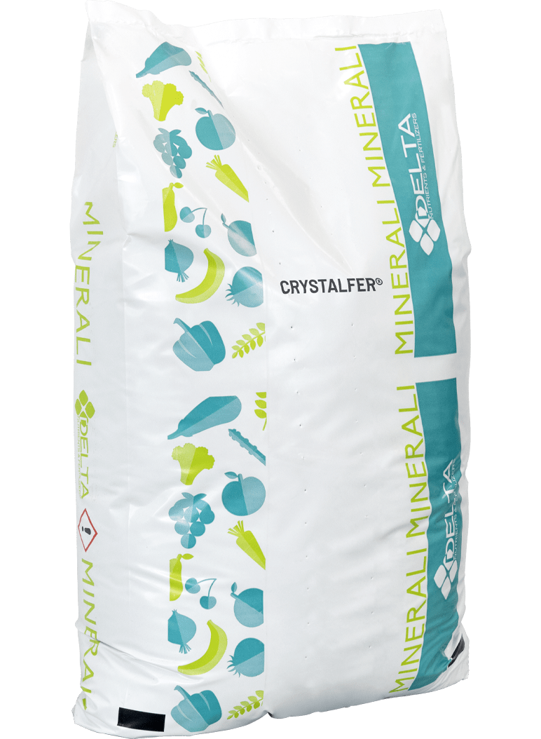 FERROSO Crystalfer® – Solfato di Ferro Eptaidrato 95% Cristallino Azzurro per Clorosi Ferrica e Acidificazione del Suolo Da 25 Kg. - immagine 1