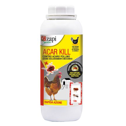 ACAR KILL – Trattamento Professionale Contro Acaro Pollino, Formiche e Pulci | Azione Rapida, Sicuro per Animali 1 Lt