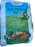 BIOVERDE AZ 1 Da 25 kg. Ammendante Vegetale Composto Biologico – Alta fertilità organica per terreni produttivi
