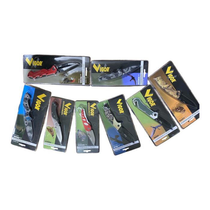 Coltello Serramanico Vigor | Lama Affilata e Robusta, Ideale per Outdoor, Campeggio e Uso Quotidiano - immagine 1