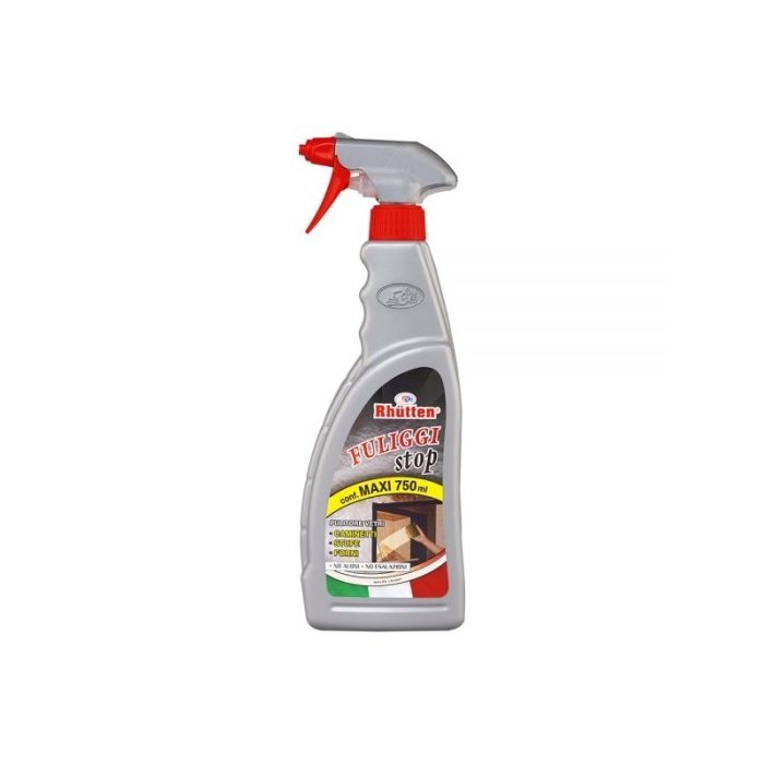 Rhutten Fuliggi Stop 750 ml – Pulitore Vetri per Caminetti, Stufe e Forni con Spruzzatore Trigger - immagine 1