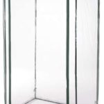 Serra da Terrazzo VIGOR 95x70x190 cm Senza Ripiani – Struttura in Acciaio Verniciato con Telo in PVC Trasparente | Ideale per Orto e Piante da Balcone