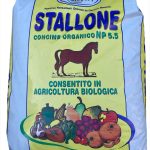 STALLONE NP 5.5 Da 25 Kg. Concime Organico Biologico – Azoto e Fosforo naturali per terreni fertili e colture vigorose