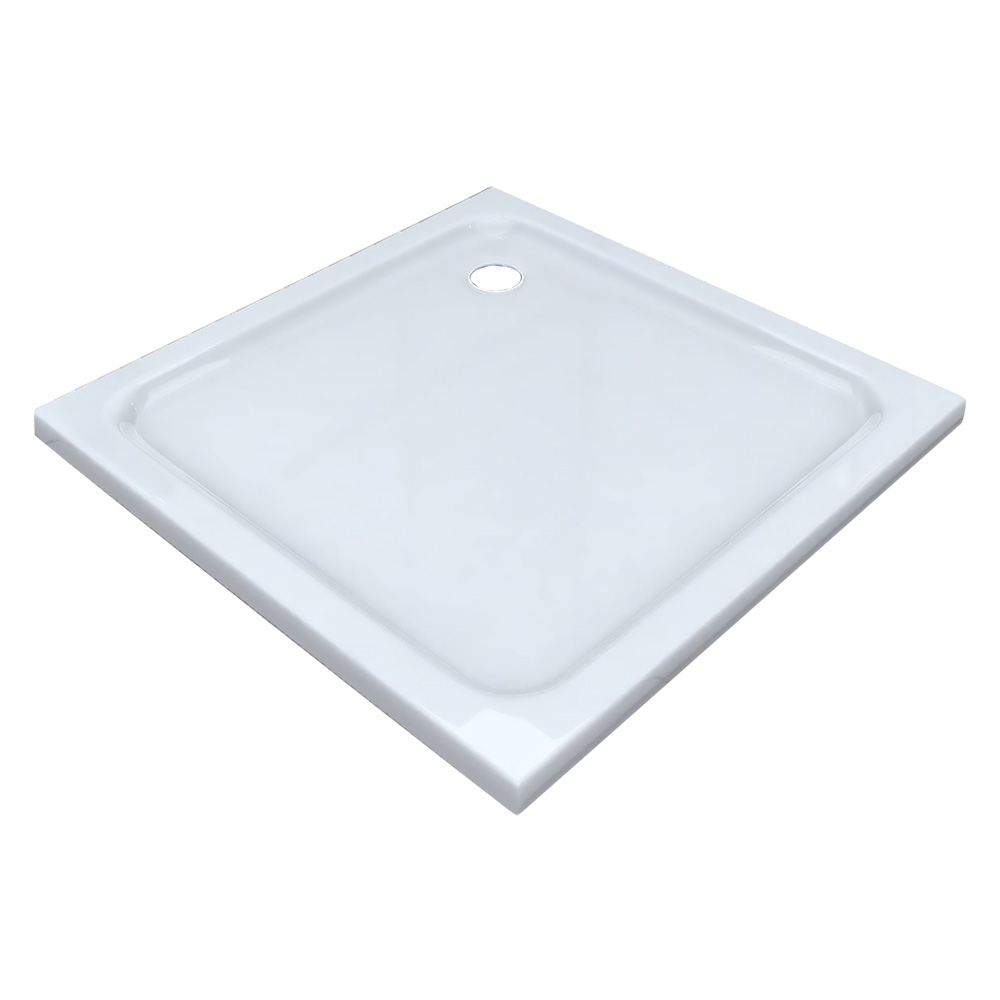 PIATTO DOCCIA BASSO SPESSORE 70x70 – Acrilico Bianco Lucido 5 cm
