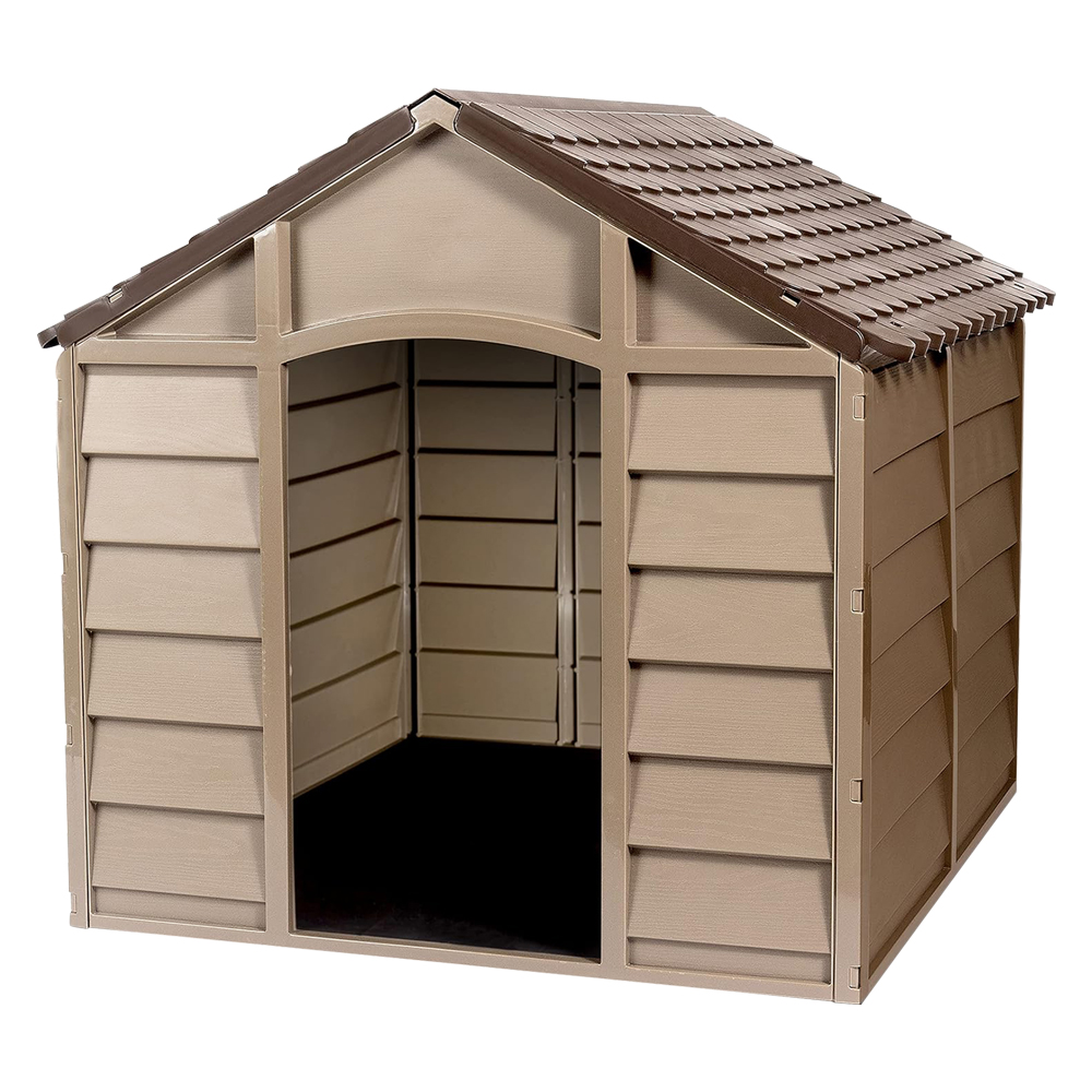 Cuccia Dog Kennel per Cani in Polipropilene UV – Resistente, Leggera e Facile da Montare