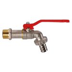 Rubinetto Portagomma a Sfera con Maniglia a Leva