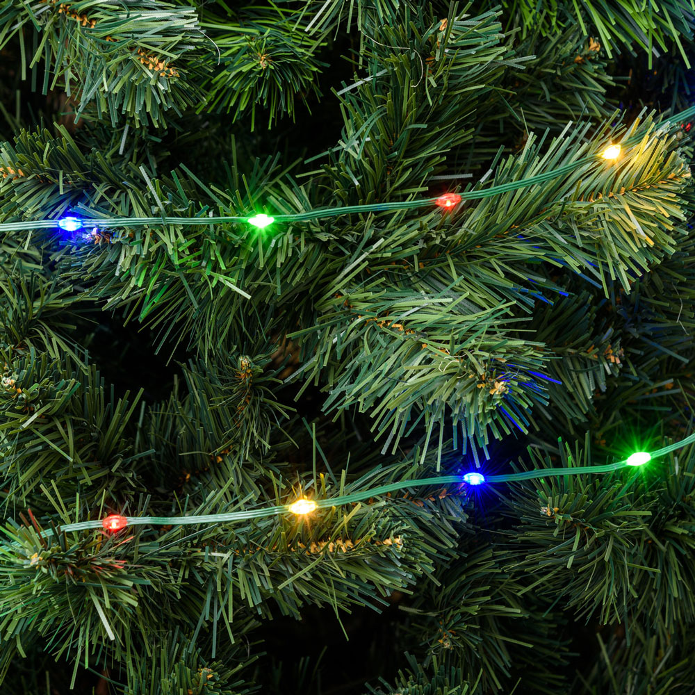 CATENA LINEARE GOCCE DI LUCI A LED SERIE MTL – 7 Giochi, Timer 8/16h, IP44, Alta Luminosità