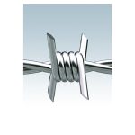 Filo Spinato Riccio Zincato Ø 1,7 mm a Quattro Punte per Recinzioni Agricole