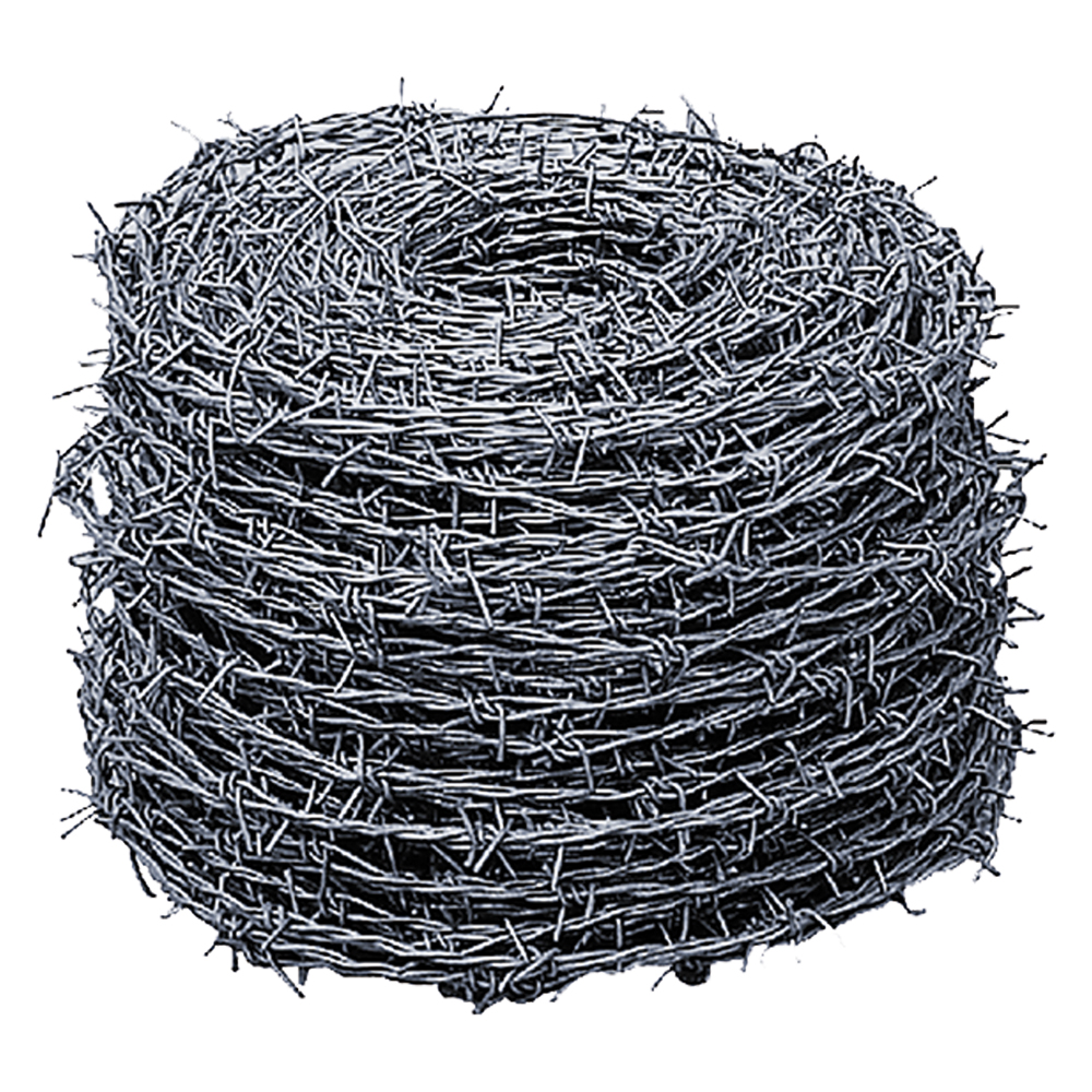 DR0033 Filo Spinato Zincato in Acciaio a Quattro Punte per Recinzioni Agricole - immagine 1