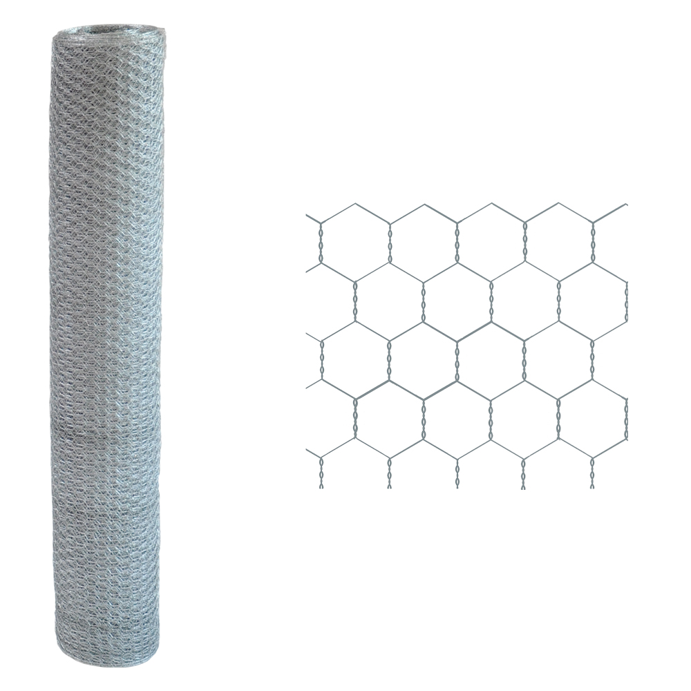 DR0151 RETE TRIPLA TORSIONE ESAGONALE – Rete zincata a caldo ad alta resistenza con rivestimento 200 g/m² - immagine 1