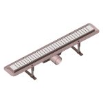 Canaletta per Doccia con Griglia – Sifonata Ø40 mm con guaina impermeabile | Acciaio inox AISI 304