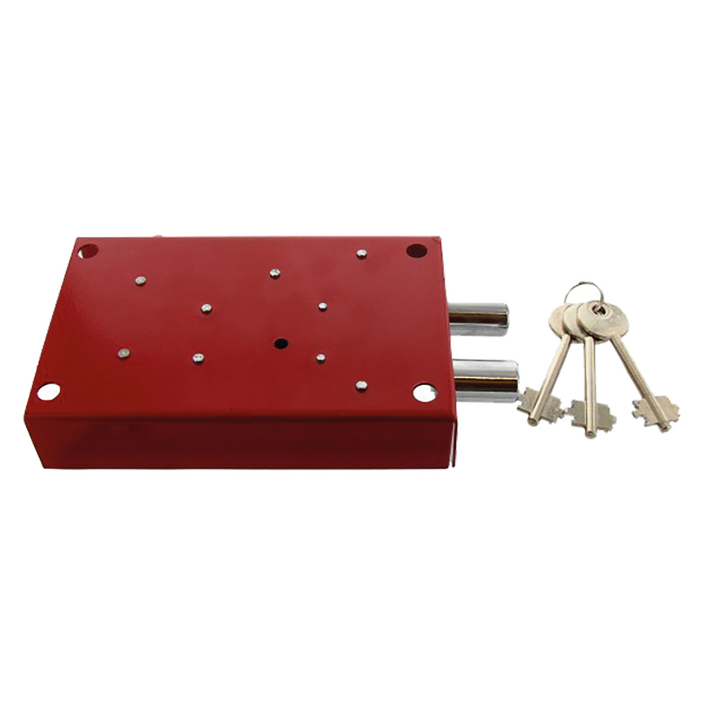 FE0002R SERRATURA DI SICUREZZA PER ARMADIO PORTAFUCILI – Ricambio con Doppia Mandata e 2 Chiavi - immagine 1