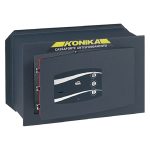 CASSAFORTE CON CHIAVE E COMBINAZIONE – Sicurezza Meccanica Avanzata con Frontale in Acciaio 10 mm