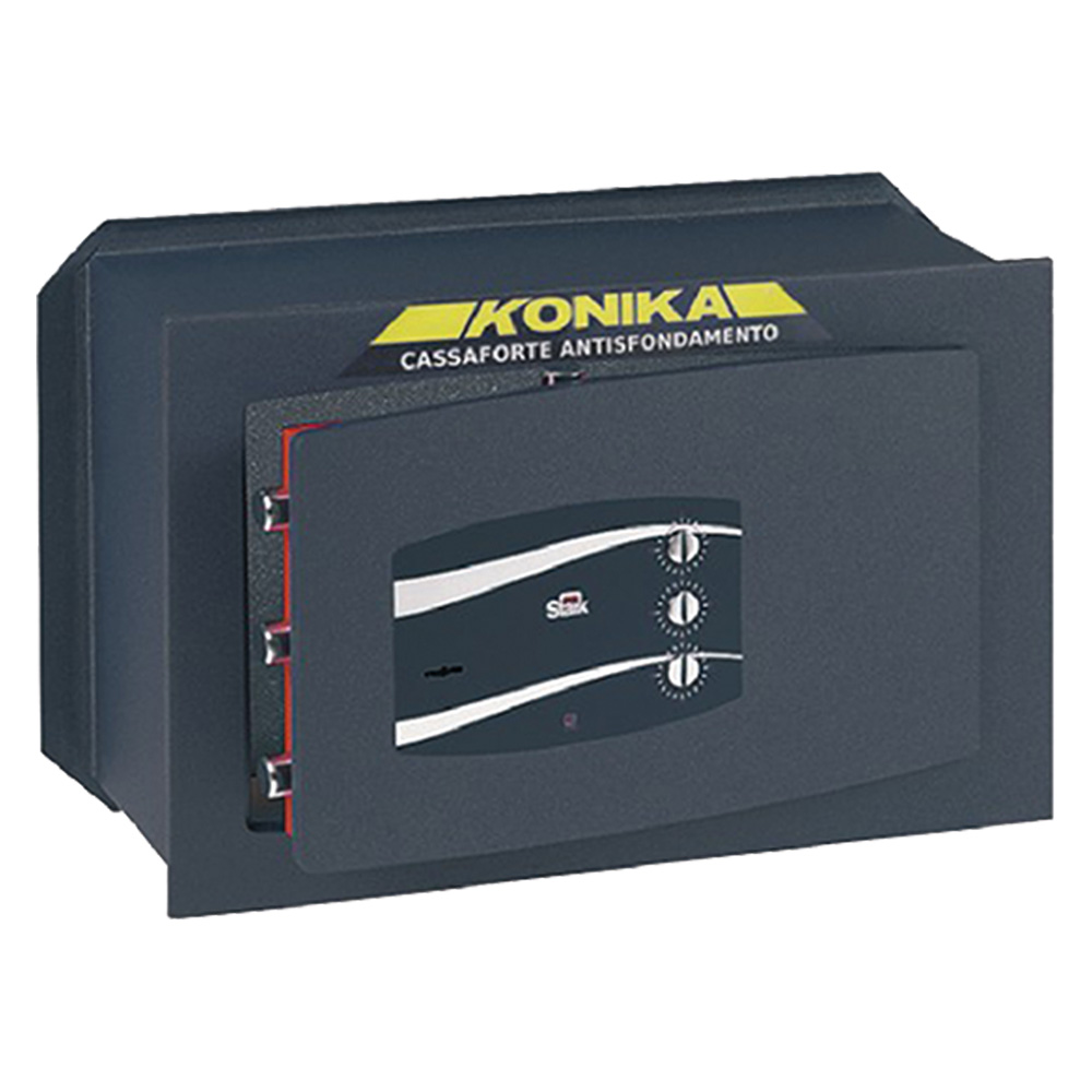 FE0008 CASSAFORTE CON CHIAVE E COMBINAZIONE – Sicurezza Meccanica Avanzata con Frontale in Acciaio 10 mm - immagine 1