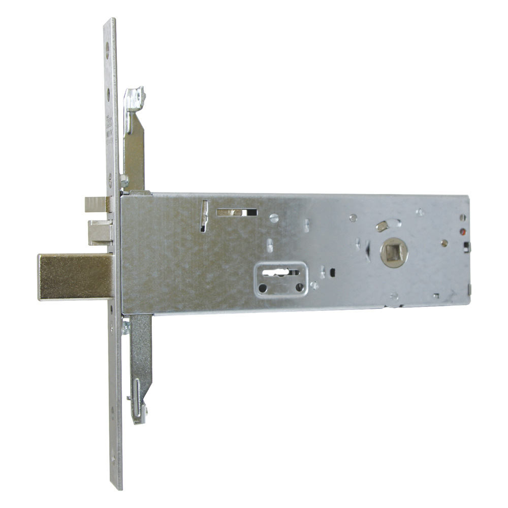 Serratura Elettrica da Infilare Doppia Mappa Art. 963 E90 – Triplice Chiusura 12V con Frontale Inox