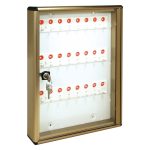 Bacheca Porta Chiavi in Alluminio Anodizzato – Con Sportello in Plexiglass | Made in Italy