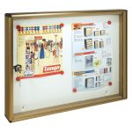 Bacheca Porta Avvisi 2 Fogli in Alluminio Anodizzato – Con Sportello in Plexiglass | Made in Italy