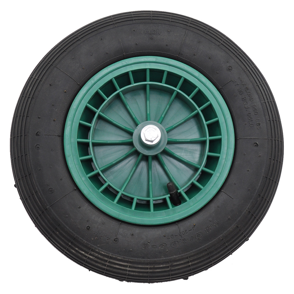 Ruota Pneumatica per Carriola PVC 400×100 mm – Disco in PVC