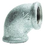 Gomito Fig. 90° in Ghisa Zincata Malleabile EN 10242 – Raccordo per Impianti Idraulici