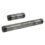 Barilotto a Doppia Filettatura – Acciaio Zincato EN 10242, Raccordo Malleabile